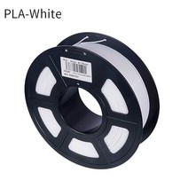 3D프린터 레진 필라멘트KINGROON-ABS TPU PLA 필라멘트 1.75mm 1KG 3D 인쇄 재료 프린터 펜 플라스틱 부, 중국, PLA 화이트