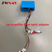 안드로이드올인원 폭스바겐 투아렉 2014-2017 용 안드로이드 자동차 테슬라 화면 자동차 라디오 스테레오 수신기 멀티미디어 플레이어 GPS 네비게이션 2Din 헤드 유닛, Fiber Adapter_Eight Core