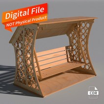 laser cut vector laser cut wooden 장식 스윙 cdr 파일 diy 목공 3d 퍼즐 계획 cnc laser engrave machine