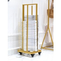 의류 매장 옷걸이 보관대 수납 세탁소 철제 선반, free, YA117 대