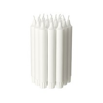 이케아/IKEA JUBLA 유블라 샹들리에양초 20개입 화이트, 단품