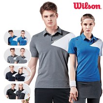 윌슨 반팔티 TRS_5231-8 카라티 테니스 배드민턴