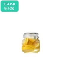 캐비닛 유리병 밀봉 단지 식료품 김치 머리띠 뚜껑 투명 대구 잼 가정용 2640431771, 측 형 밀폐형병 두꺼운 -750 호