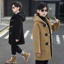 초등남아 후드모직코트 캐시미어 떡볶이코트