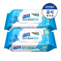 [스카트] 물걸레청소포 올인원 대형 25매 x 2팩, 단품