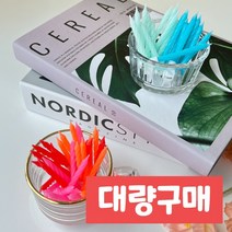 [당일배송] 하피블리 생일초 케이크초, 10. 형광트위스트초 10P, 민트, 6개