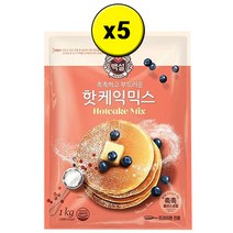 CJ백설 핫케익믹스, 1kg, 5개