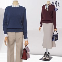 윈(une)베이직라운드데일리니트