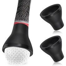 FINGER TEN 골프 공 리트리버 흡입 컵 피커 퍼터 그립 픽업 도구 값 2/4 팩 내, 2 Pack Rubber Golf Ball Suctio