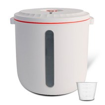 딩동펫 반려동물 스마트 UV 진공 압축 사료통 대형, 13.8L, 혼합색상