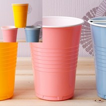 6P 칼라컵(250ML) 파티용품파는곳 집에서생일 셀프파티, 250ml