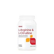 GNC 엘 아르기닌 엘 시트룰린 120캡슐
