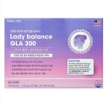 바이오랩스 레이디 밸런스 감마리놀렌산300 120캡슐-여성갱년기영양제, 120정, 1개