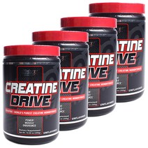 뉴트렉스리서치 크레아틴 드라이브 언플레이버드, 300g, 4개