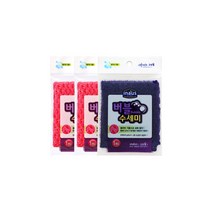 크린랲 버블 수세미 랜덤 발송, 1매, 3개