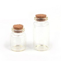 5개 향신료 보관 코르크 마개 소형 유리병 쯔란가루 가는소금 글라스양념기 너트맥 허브솔트, 30x40mm