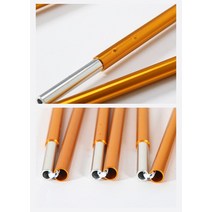 타프 폴대 알루미늄 길이조절 폴대 (8.5mm 9.5mm 11mm) 사용자 정의 아크 텐트로드 7001 T6 교체 알루미늄