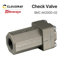 Ultrarayc 공기 체크 밸브 OEM SMC AK2000-20 Max.1.5 Mpa 1/4 레이저 기계 공압 시스템 용 나사, 단일옵션