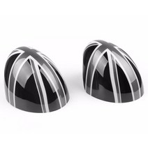 부품 범퍼 후드 프레임 Areyourshop-미니 쿠퍼 F54 자동차 후면보기 사이드 미러 커버 캡 하드 탑 외부 액, 02 Black Gray