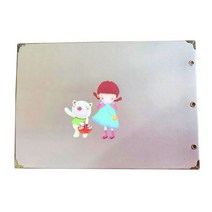 빈티지앨범 인생네컷앨범 10 인치 DIY 앨범 스크랩북 우리의 이야기 시리즈 연인을위한 Diy 수제 사진 아기 결혼식 스티커 Scrapbooking 페이지, 어두운 회색