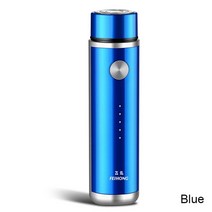 면도 Mini Portable Electric Shaver USB Rechargeable Beard Knife Waterproof Durable Trimmer razors for, [04] 파란