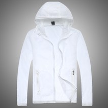 Makone 플리스자켓 남녀 방수 가벼운 우비 루어 바다낚시 낚시 옷 자외선차단옷 어구 용품, C12-FS06화이트