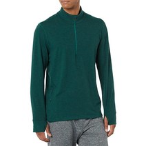 PrAna 남성용 표준 고도 트래커 1/4 지퍼 딥 파인 XL