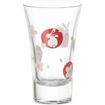 도요사사키 일본벚꽃토끼 사케 글라스 100ml 토끼의해 계묘년, 단품