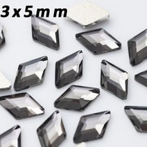 네일 스티커 젤 재료 아트 파츠 인조손톱 셀프 세트 여러 가지 빛깔의 플랫백 크리스탈 라인석 디자인 유리 납유리 반짝이 액세서리 장식 개, 3x5mmBlack Diamond