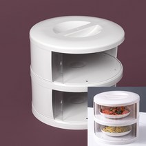 케이크 푸드 커버 빵 아크릴 덮개 아크릴돔 2단 흰색