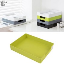 미다스트레이 문서보존상자 지류보관함 서류서랍 수납정리함 싸다몰2489965, 화이트