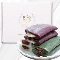 [시루조아] 굳지않는 앙금절편 3종세트 30개입 2.1kg 떡 화이트 선물세트, 종류:흰10+쑥10+흑미10 앙금절편 선물
