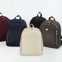 (6컬러) 세련된 깔끔 무지 데일리 여자 출근 백팩 40대 50대 회사원 코디
