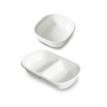 둥근형 종지 나눔접시 2P 1칸 2칸 3칸 4칸, 1칸 종지+4칸 종지