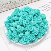 100pcs 장미의 웨딩 테디 베어 diy 선물 발렌타인 데이 선물 인공 꽃 새해 크리스마스 장식 홈 조화, 6-100 조각