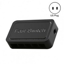 5포트 RJ45 이더넷 스위치 사무실 플러그 플레이 10/100Mbps Lan 허브 네트워크 분배기 2021 신제품, 01 Black US Plug