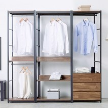 워너비 2000 3단서랍 행거 드레스룸 세트, 단품