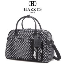 [정품] 헤지스골프 여성 블랙 로고패턴 보스턴백 (HWGF2F103BK)