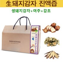 해피스토어70 국내산 생돼지감자여주즙 100ml 30포, 4박스
