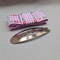 20개 / KC도금 타원형 똑딱핀대 악세사리 부자재 머리핀 만들기 사각핀대 무니켈