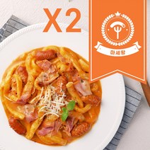 마세왕 로제 떡볶이 1개(2인분) 로제떡볶킹 즉석떡볶이 국물떡볶이 밀키트 캠핑요리 간편음식 매콤 매운 문방구떡볶이, 450g + 450g 2개, 1개