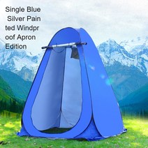 베스티블 돔 그늘막 동계 셀터 쉘터 캠핑 텐트 1-2 사람 야외 접이식 휴대용 자동 속도 열기 캠핑 텐트 낚, 06 single blue apron