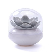 면봉 보관 상자 1 개 이쑤시개 케이스 홀더 컨테이너 화장품 메이크업 정리, 03 gray L