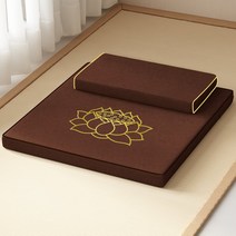 108배 방석 명상방석 절 두꺼운 방석 예배매트 42×23cm