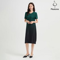 [플리츠미] 그라데이션 세미 플레어 원피스_EPOPM223047