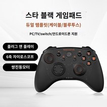 Daryu h101 무선 게임 컨트롤러 pc 컴퓨터 버전 TV Tesla USB 케이블 NBA2k22 2인 여행 Xbox 노트북 Steam Horizon 5fifa4 Elden 링, H101 무선 스타 블랙