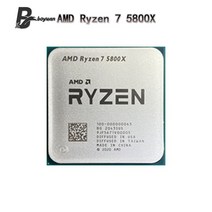 CPU AMDRyzen 7 5800X R7 3.8 GHz 8 코어 16 스레드 7NM L3 32M 100000000063 데스크탑 CPU 게임 소켓 AM4, 한개옵션0