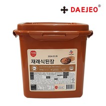 CJ 이츠웰 재래식 된장6.5kg 재래된장 대용량, 단품
