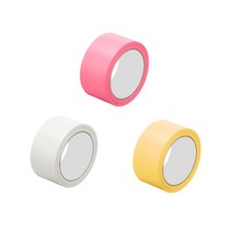 자국안남는테이프 자국안남는 테이프 40mm 잘떨어지는 컬러 멀티 끈적임없는테이프 _ 737599EA, 빨강색