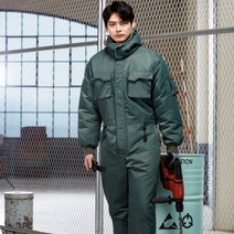 경신코리아 KSK 173 추동 겨울 스즈끼복 상하일체형작업복 정비복 우주복 항공 털 스즈끼 방수작업복 오토바이 방한복, M(90)